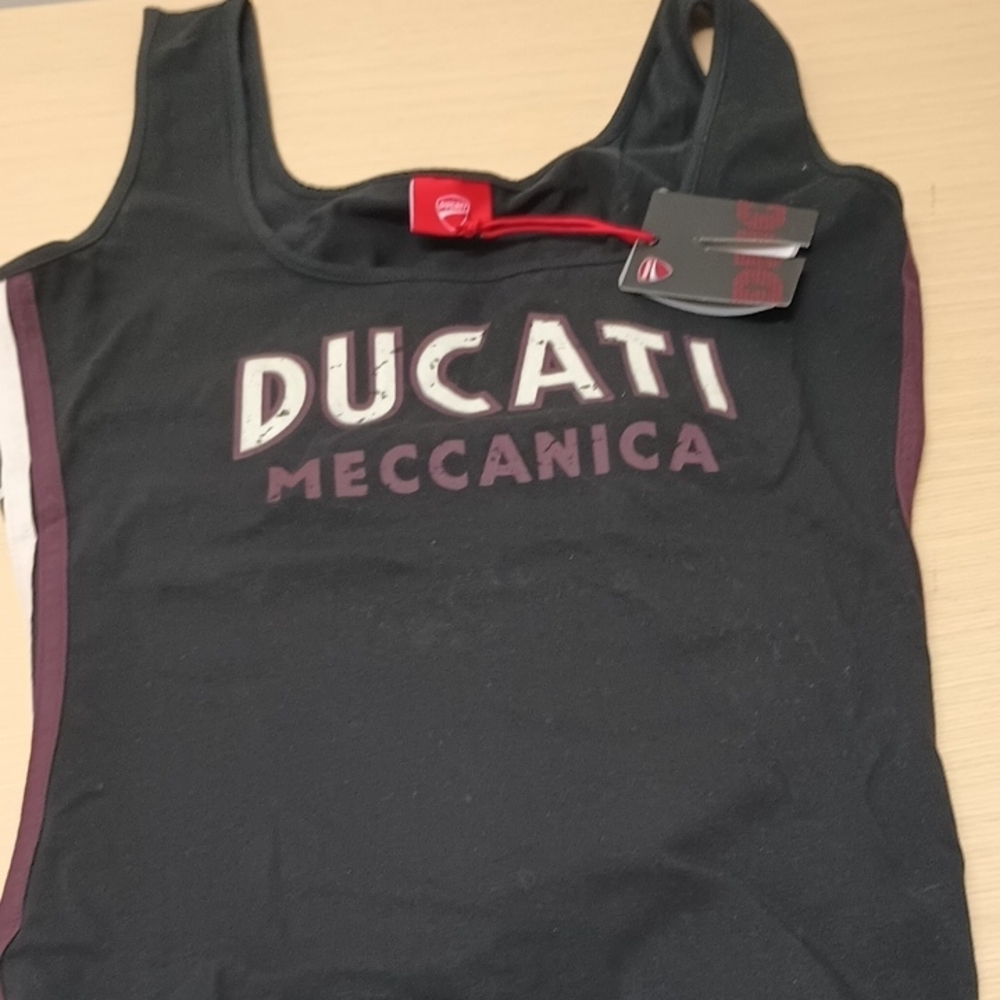 Ducati Meccanica Black Tank Top